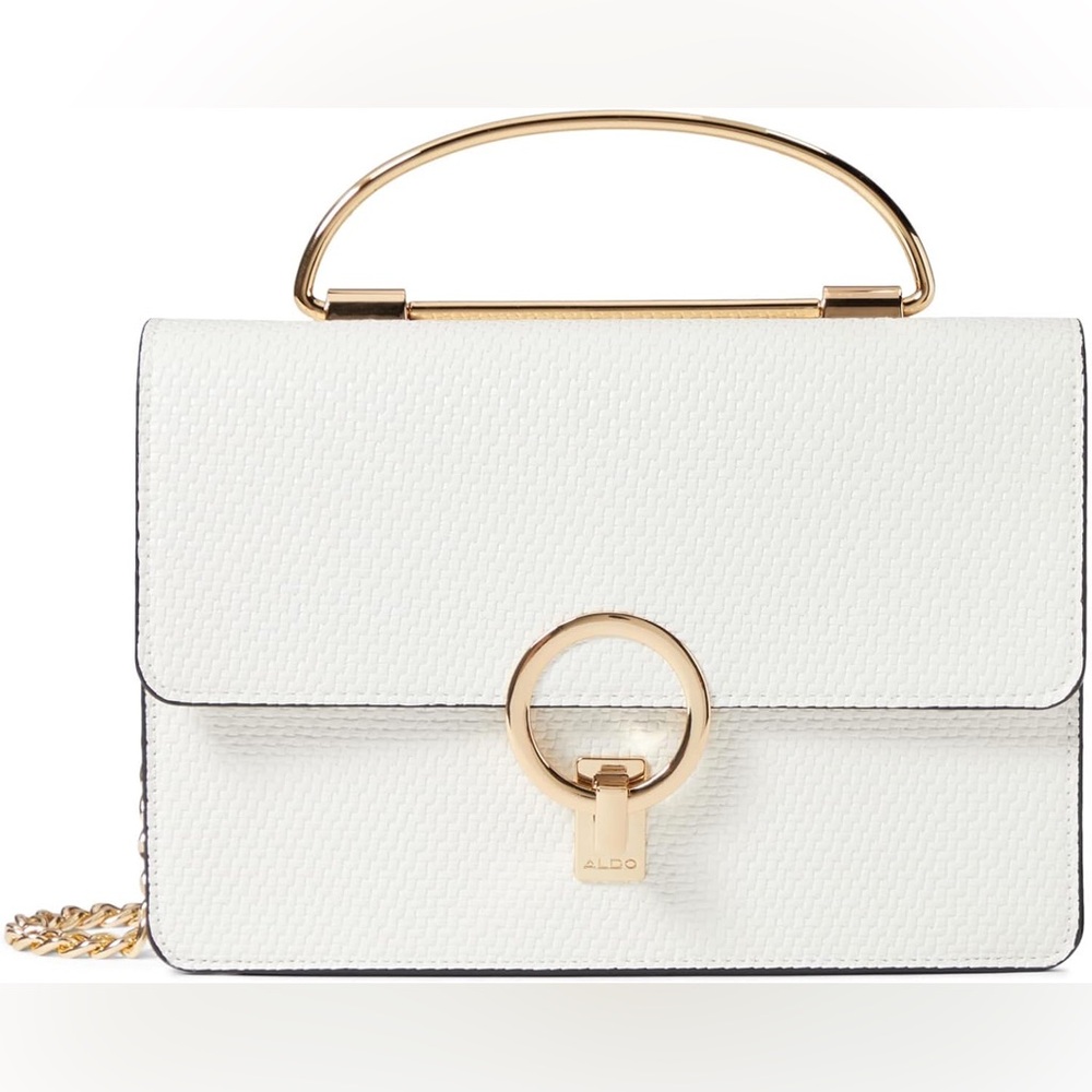 Aldo petra crossbody bag. white